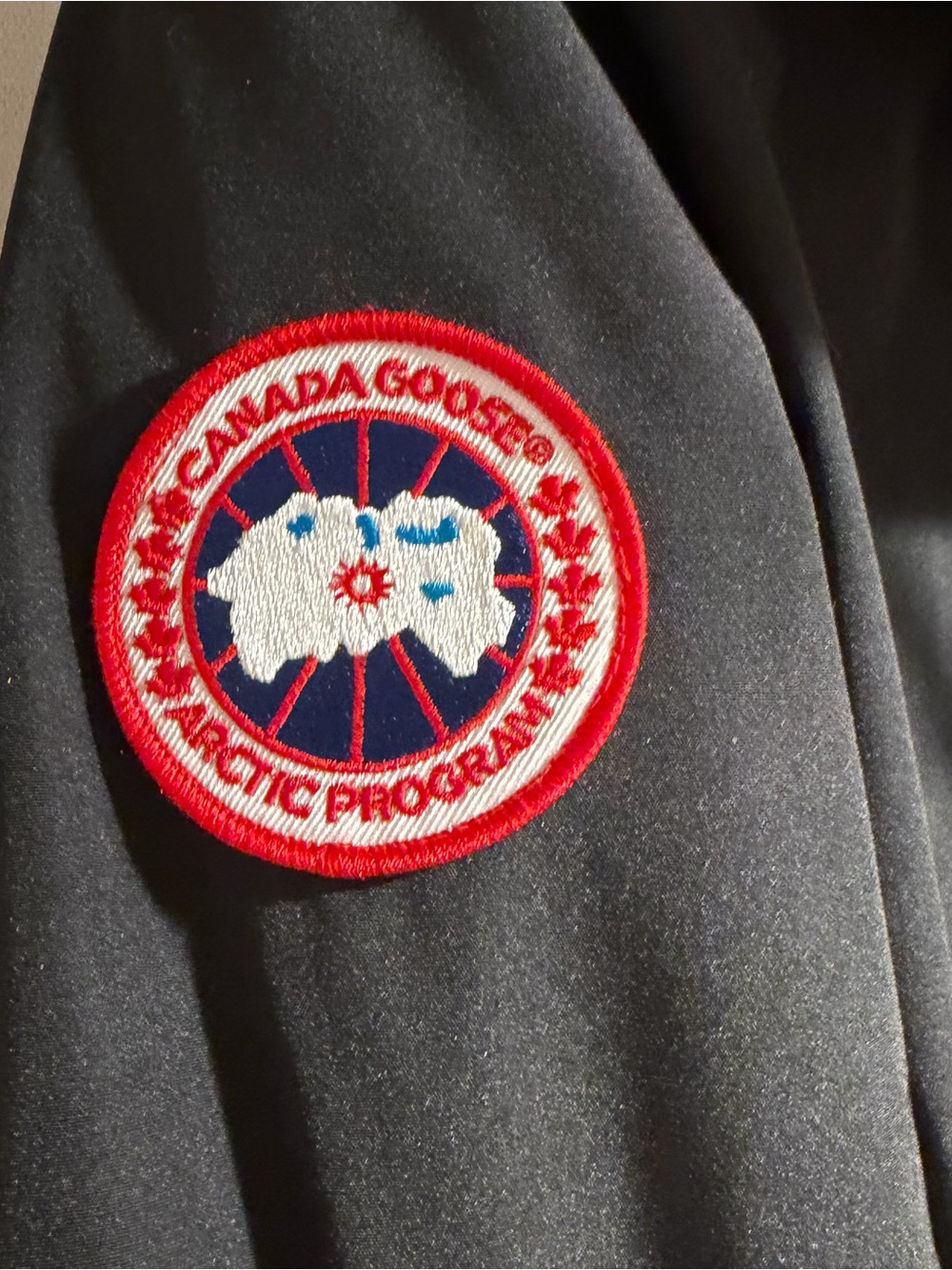 Canada Goose adult Black Jacket with Signature Red Patch